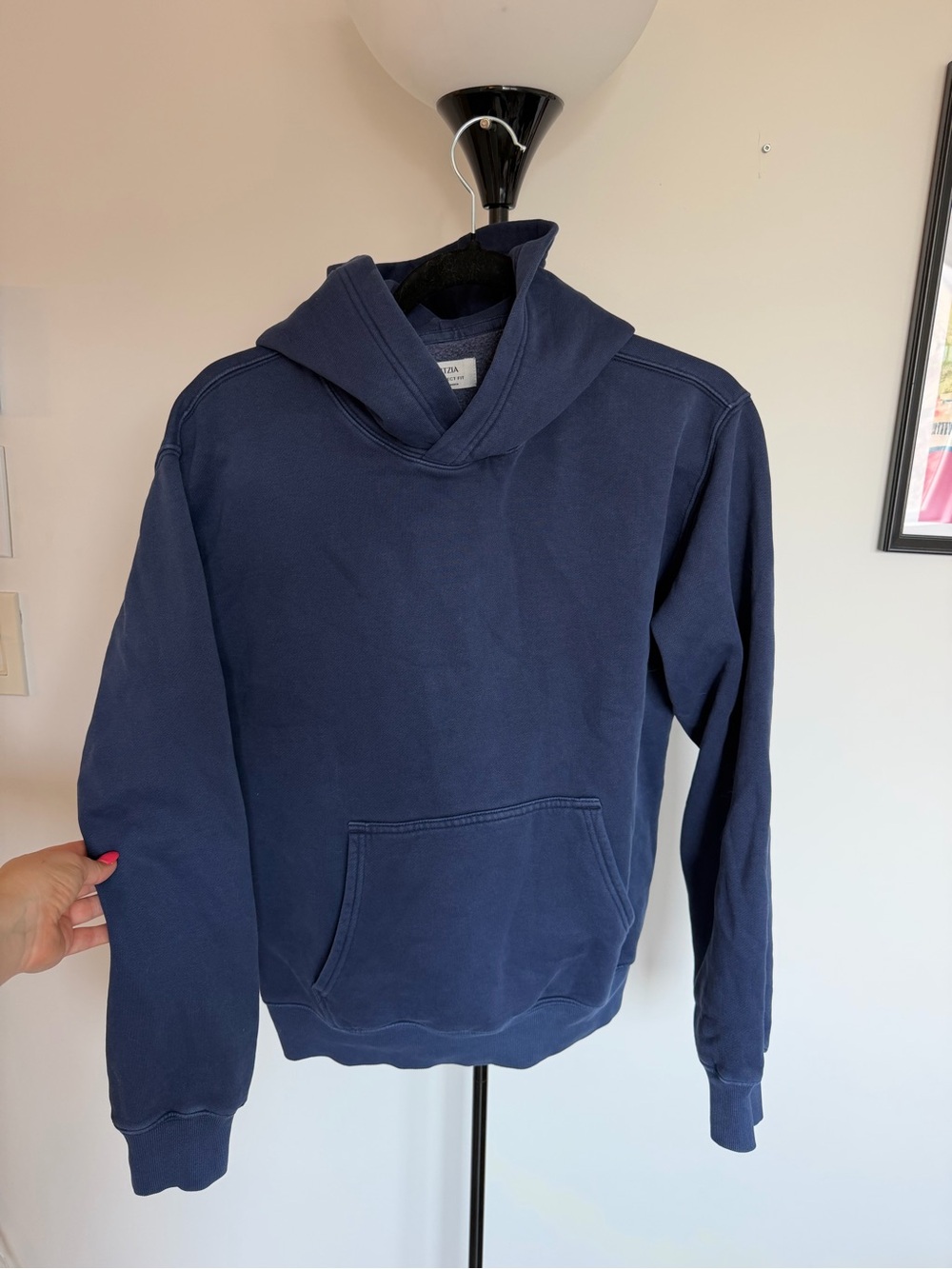 Aritzia Navy Blue Pullover Hoodie